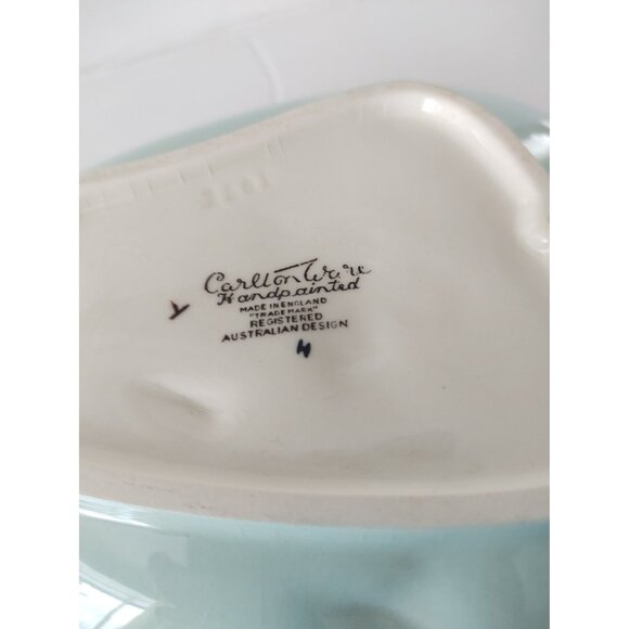 Carlton Ware England Australian Design Serving Tray Raised Florals 10 1/2" - Picture 9 of 13